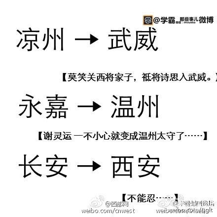 那些悲催的城市改名!西安人民表示更喜欢长安
