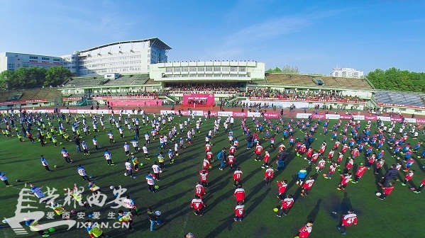 紫薇·花园洲杯西安市少儿足球联赛开幕-朝