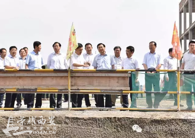 陕西省委副书记、省长胡和平,西安市市长上官