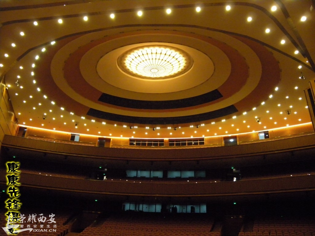 图示即将落成的西安曲江国际会议中心-城市发